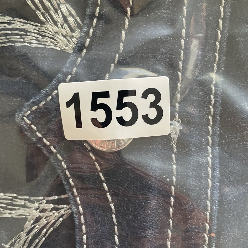 True Religion Jeans Narrow Billy Straight Flap 28x32 Women's Jeans Dark Wash USA - Picture 11 of 11